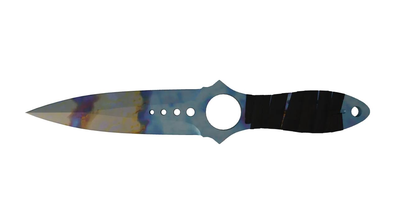 Skeleton Knife | Case Hardened seed #899, front