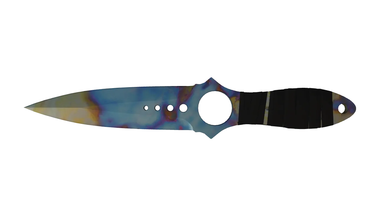 Skeleton Knife | Case Hardened seed #941, back