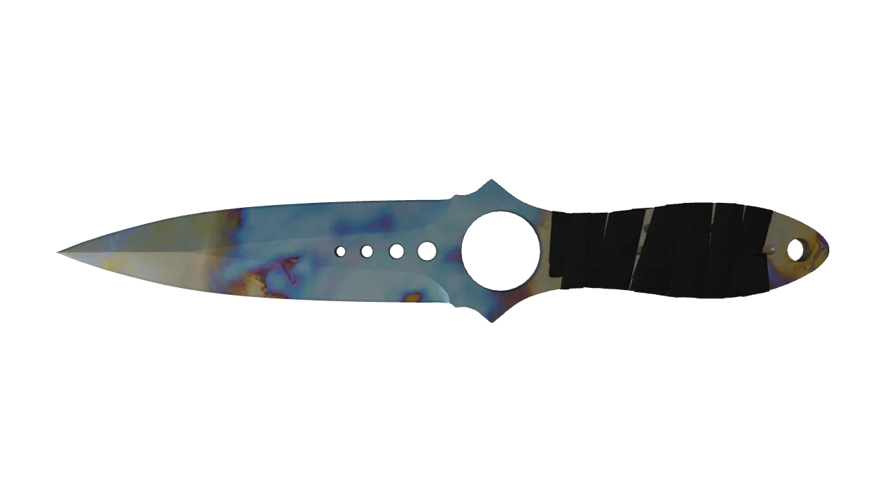 Skeleton Knife | Case Hardened seed #941, front