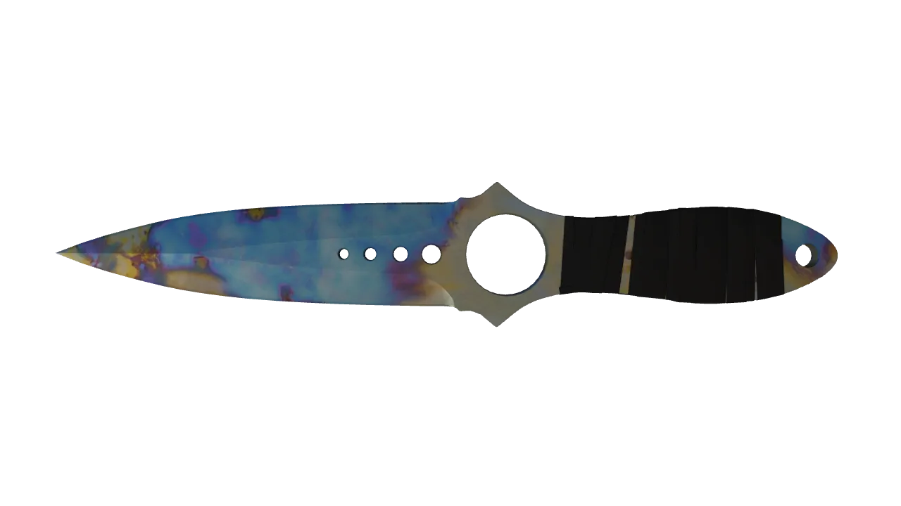 Skeleton Knife | Case Hardened seed #954, back