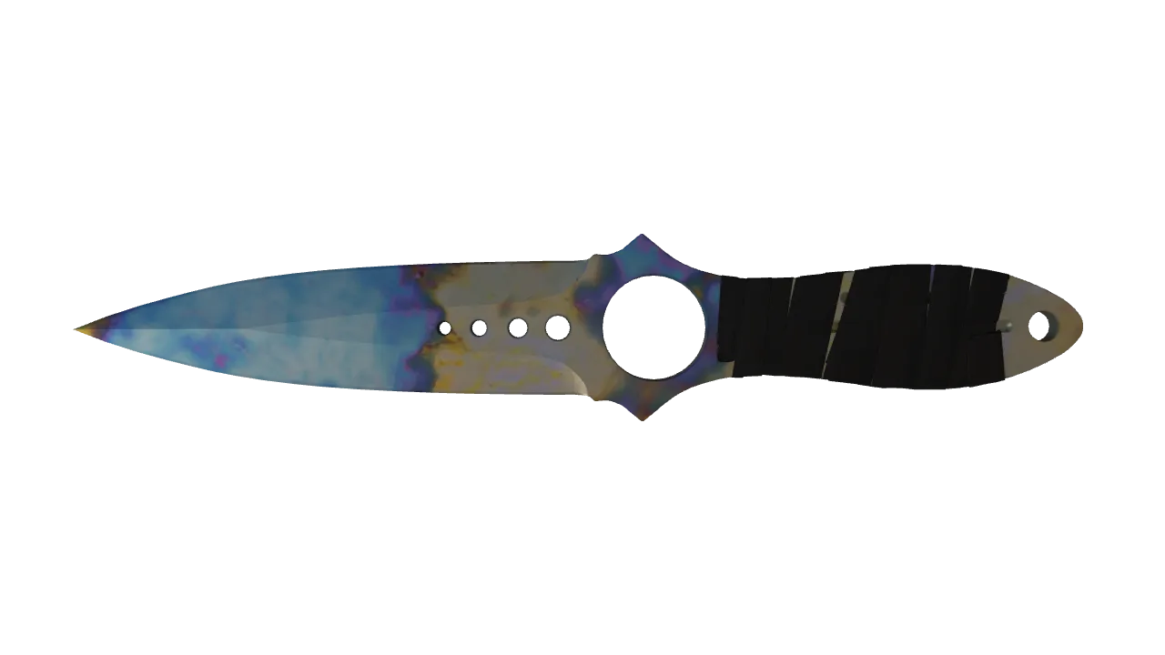 Skeleton Knife | Case Hardened seed #955, front