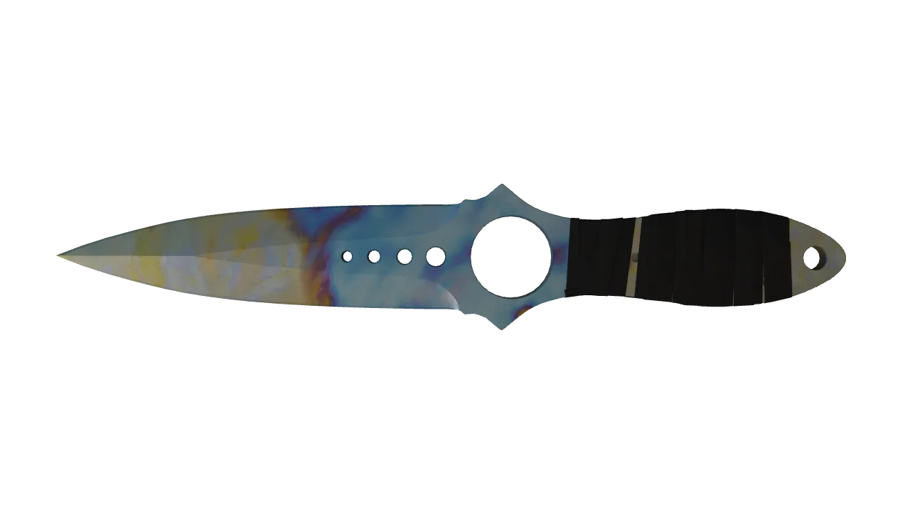 Skeleton Knife | Case Hardened seed #959, back