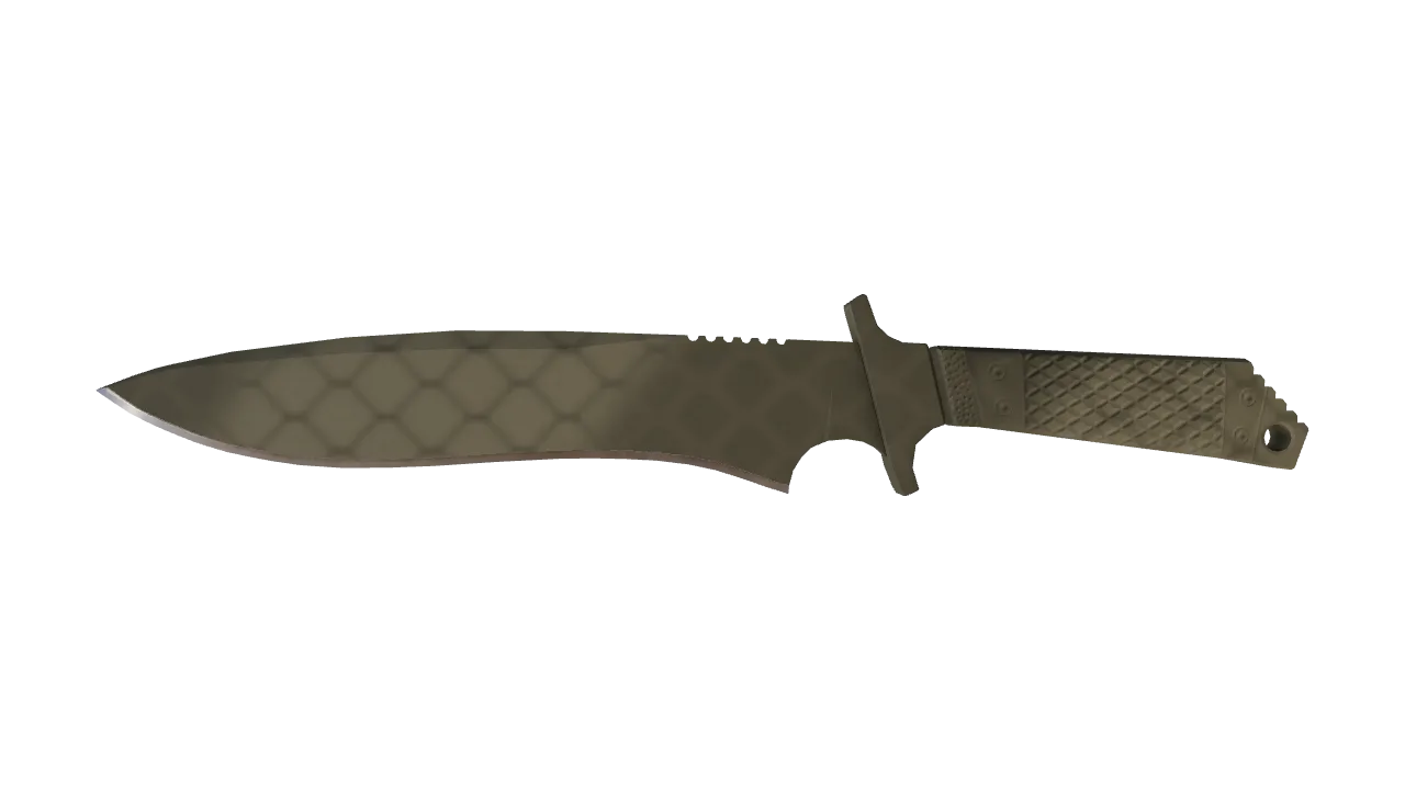 ★ Classic Knife | Safari Mesh (Factory New) — Dust II light, front