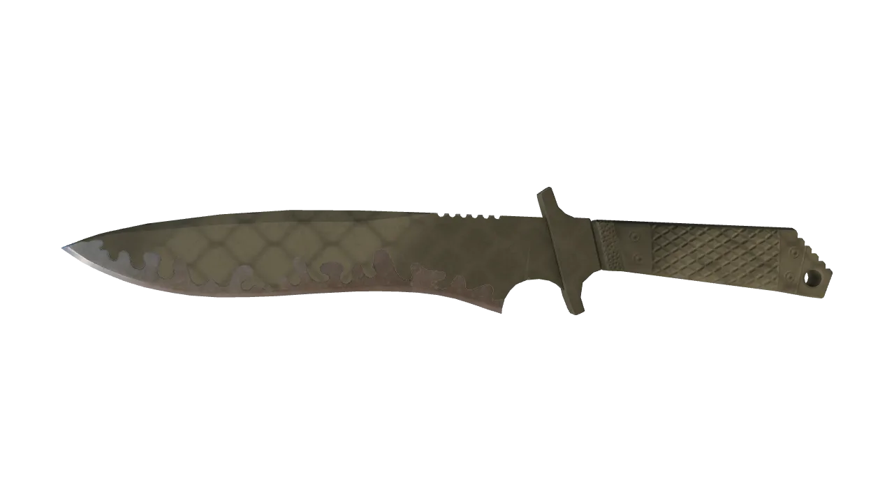 ★ Classic Knife | Safari Mesh (Field-Tested) — Dust II light, front