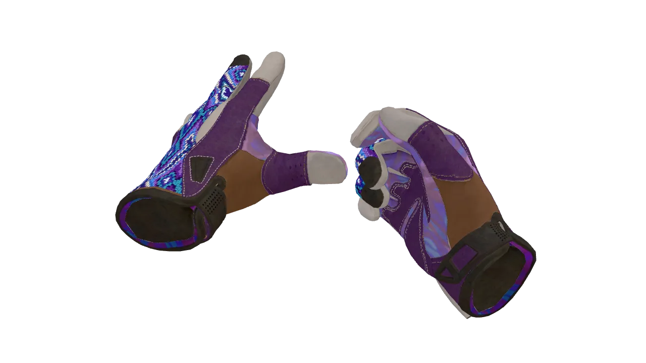 ★ Sport Gloves | Violet Beadwork (Factory New) — Dust II light, front