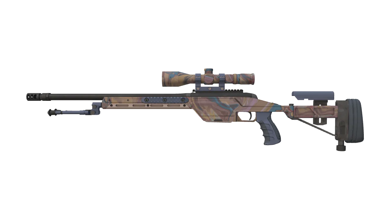 SSG 08 | Blush Pour (Factory New) — Dust II light, front