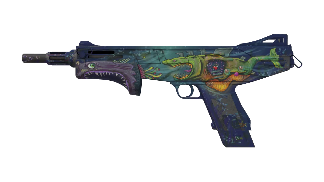 Souvenir MAG-7 | Monster Call (Battle-Scarred) — Dust II light, front