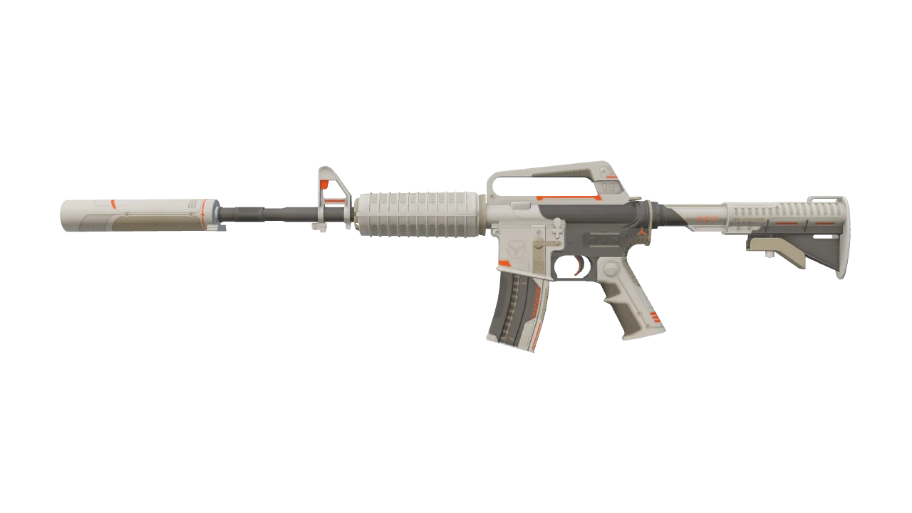 StatTrak™ M4A1-S | Mecha Industries (Factory New) — Dust II light, front