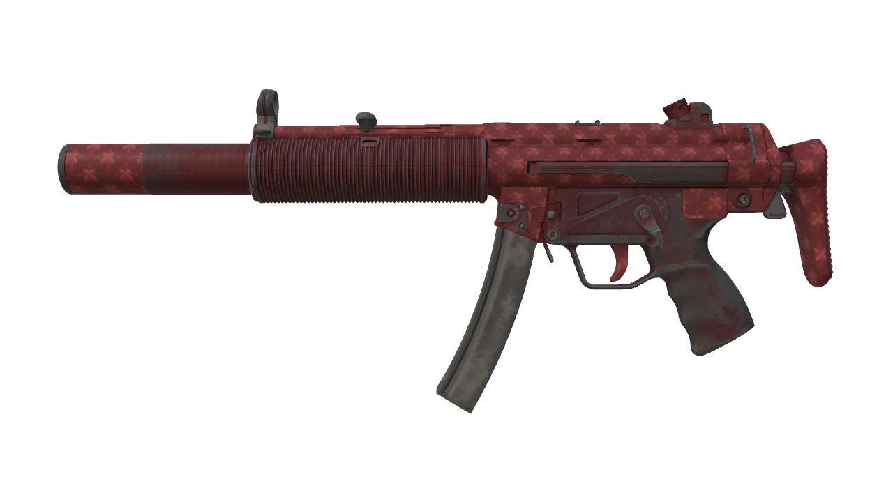 Souvenir MP5-SD | Picnic (Well-Worn) — Dust II light, front