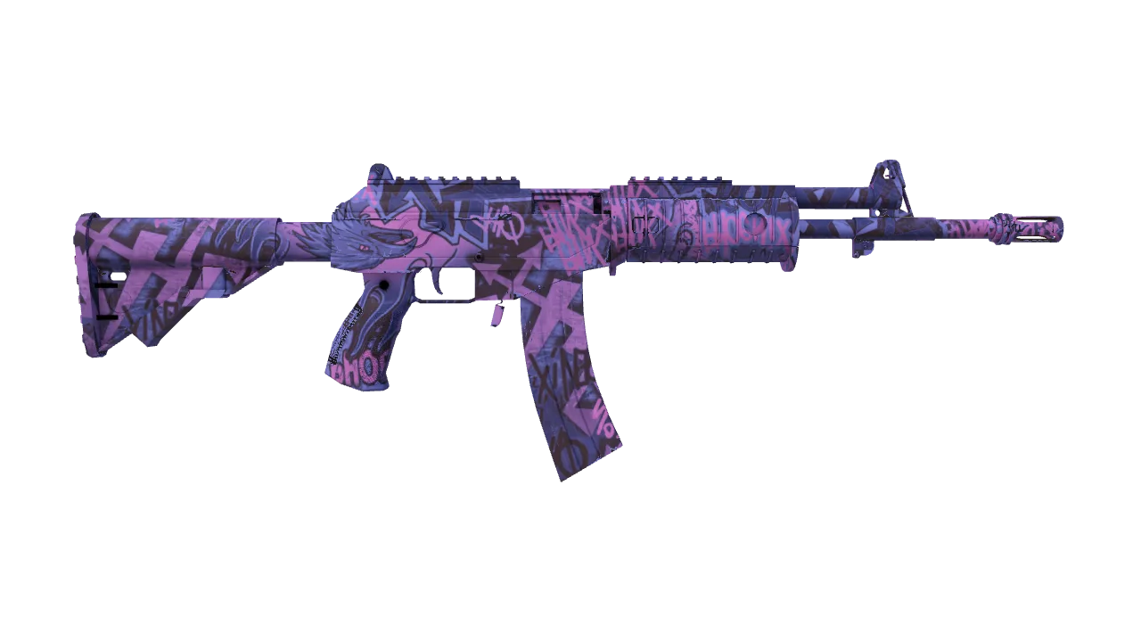 Galil AR | Phoenix Blacklight seed #169, back