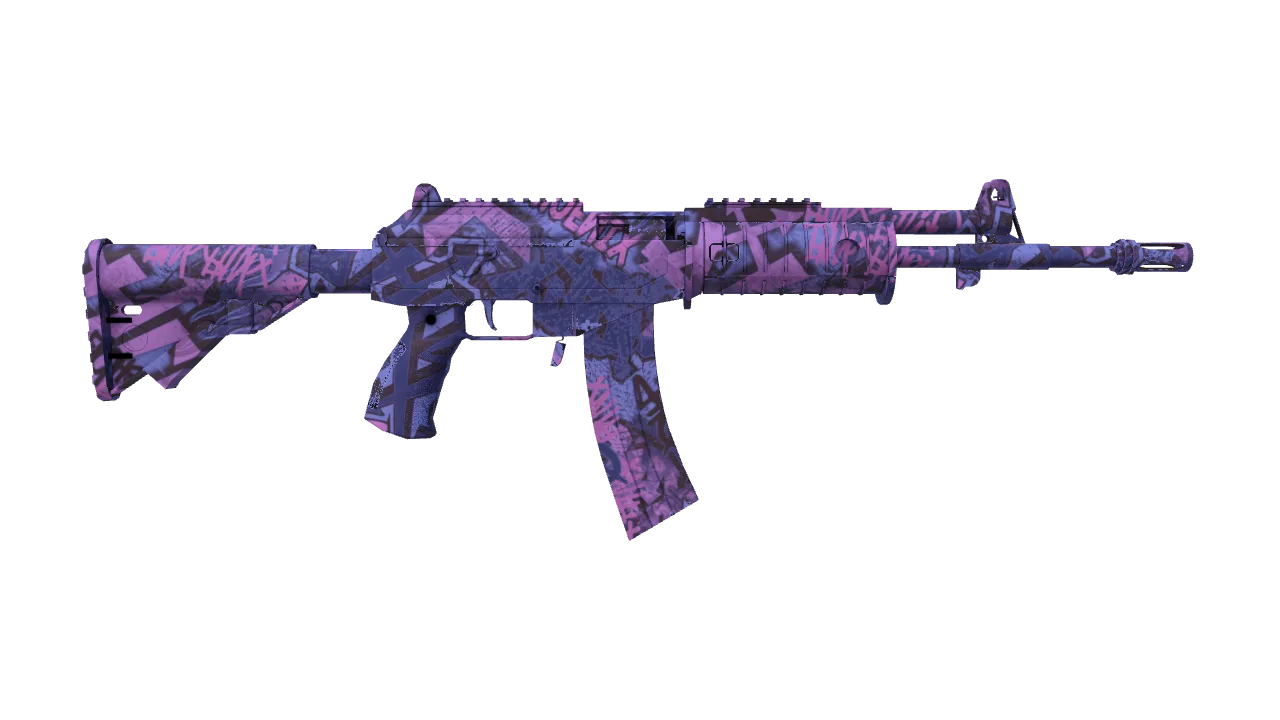 Galil AR | Phoenix Blacklight seed #322, back