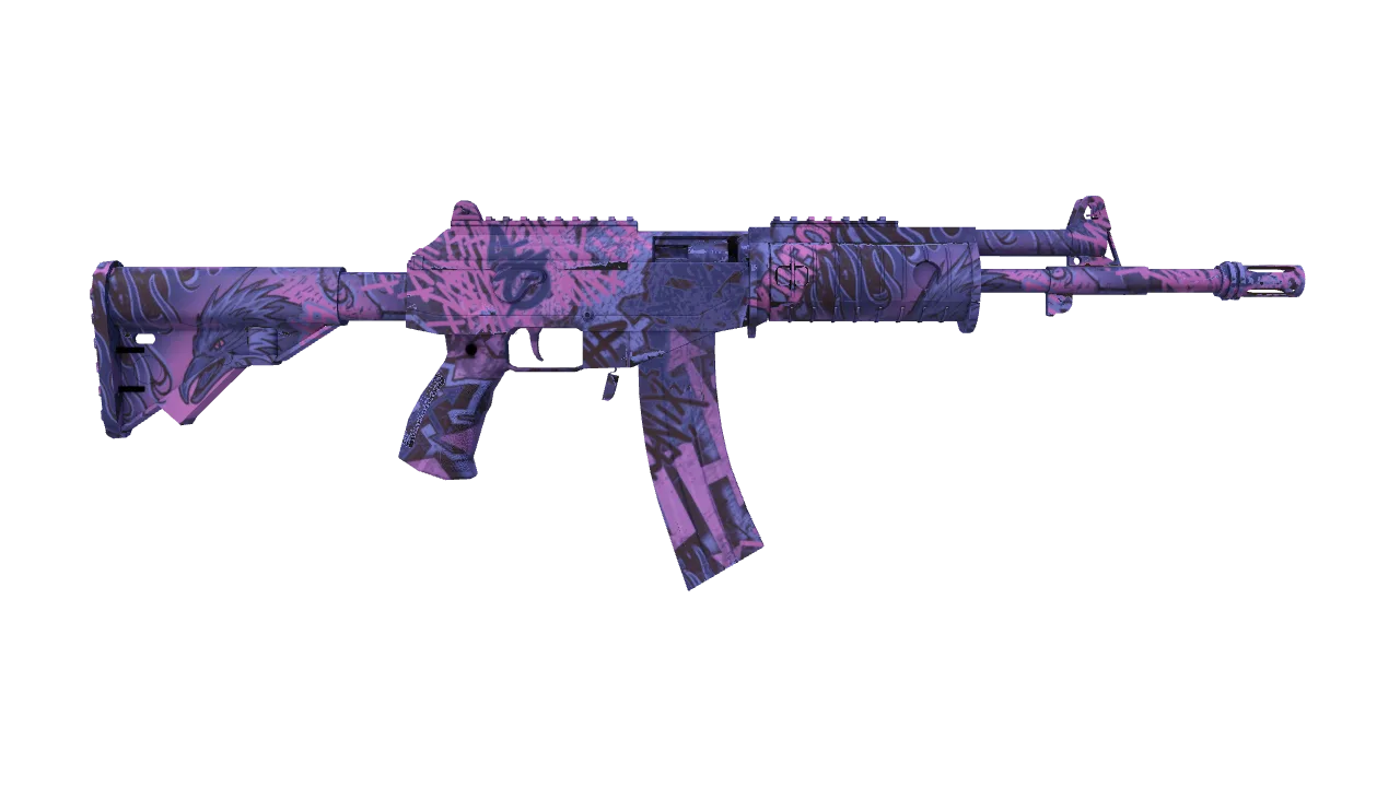 Galil AR | Phoenix Blacklight seed #324, back