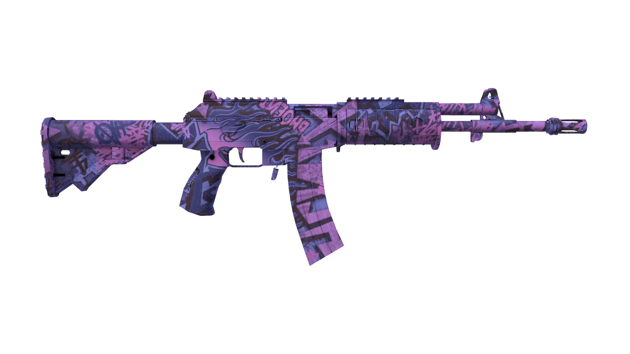 Galil AR | Phoenix Blacklight seed #406, back