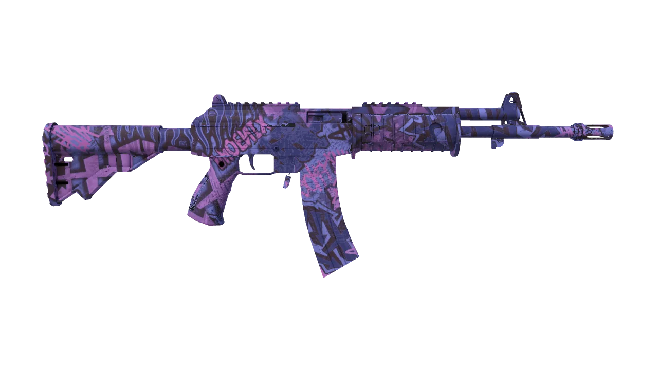 Galil AR | Phoenix Blacklight seed #432, back
