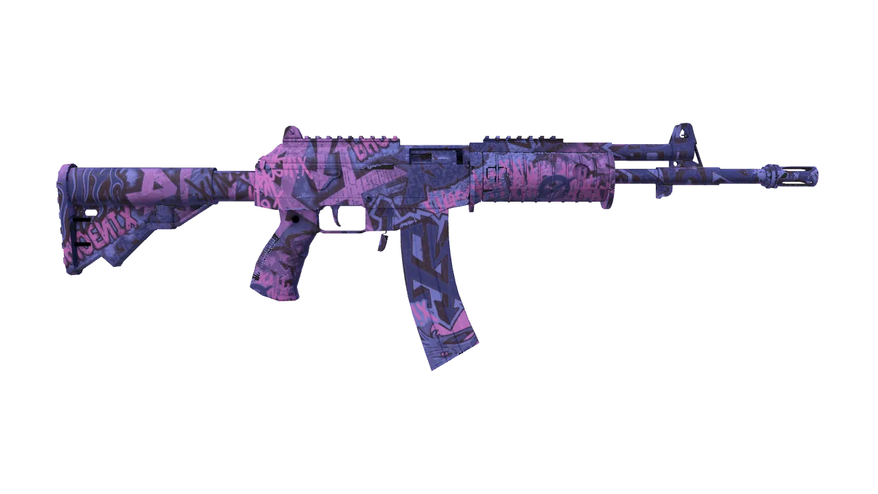Galil AR | Phoenix Blacklight seed #469, back
