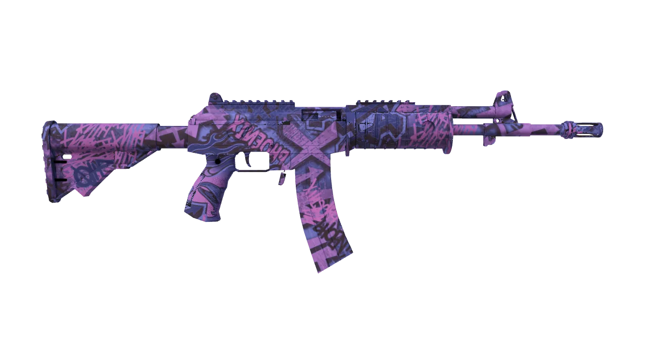 Galil AR | Phoenix Blacklight seed #58, back