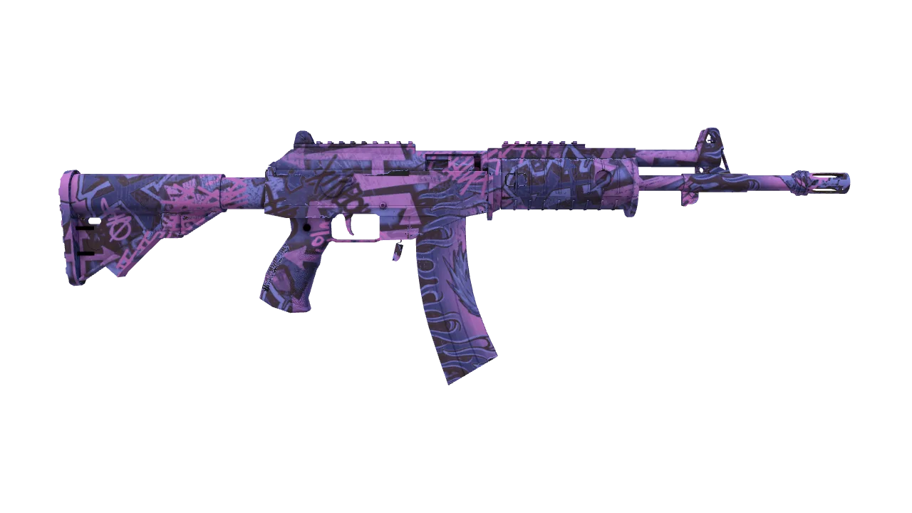 Galil AR | Phoenix Blacklight seed #619, back