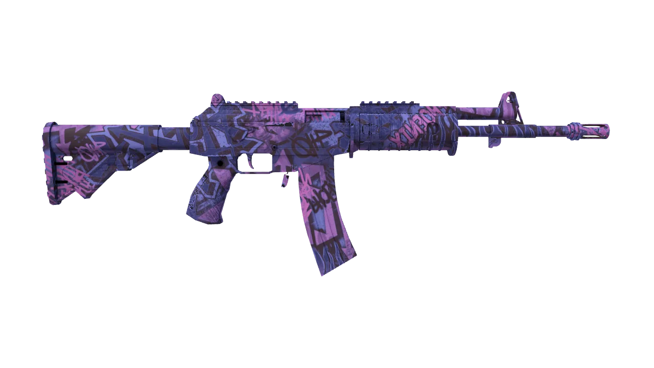 Galil AR | Phoenix Blacklight seed #749, back