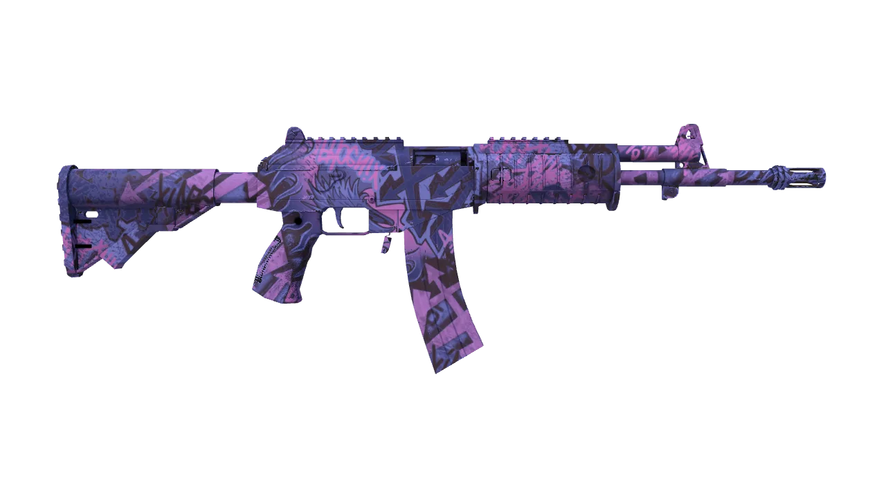 Galil AR | Phoenix Blacklight seed #755, back