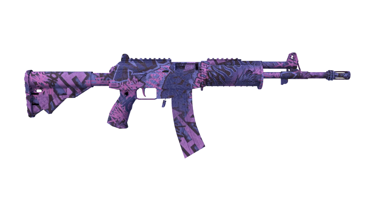 Galil AR | Phoenix Blacklight seed #886, back
