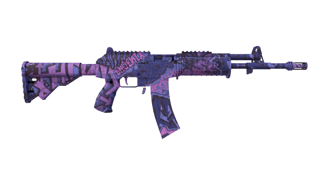 Galil AR | Phoenix Blacklight seed #893, back