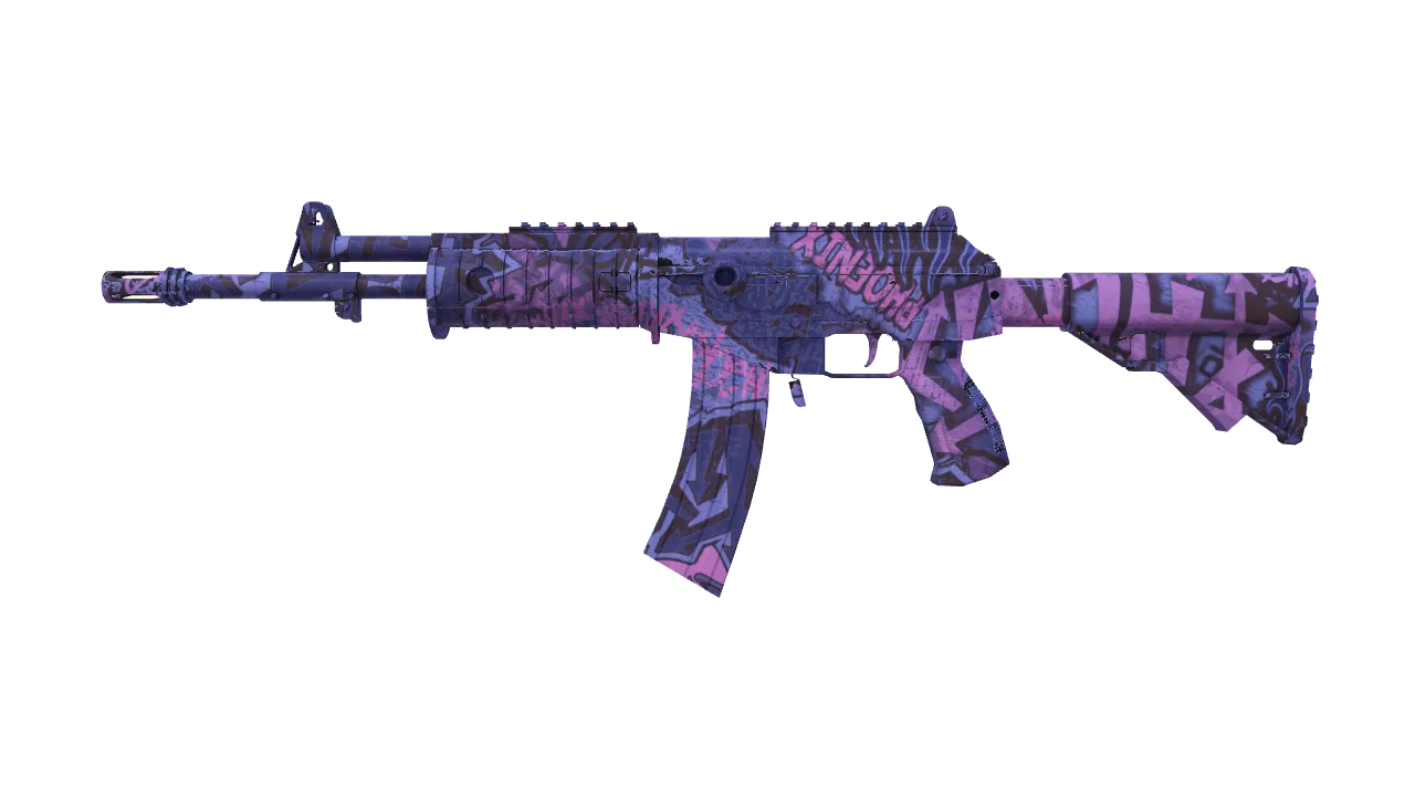 Galil AR | Phoenix Blacklight seed #893, front
