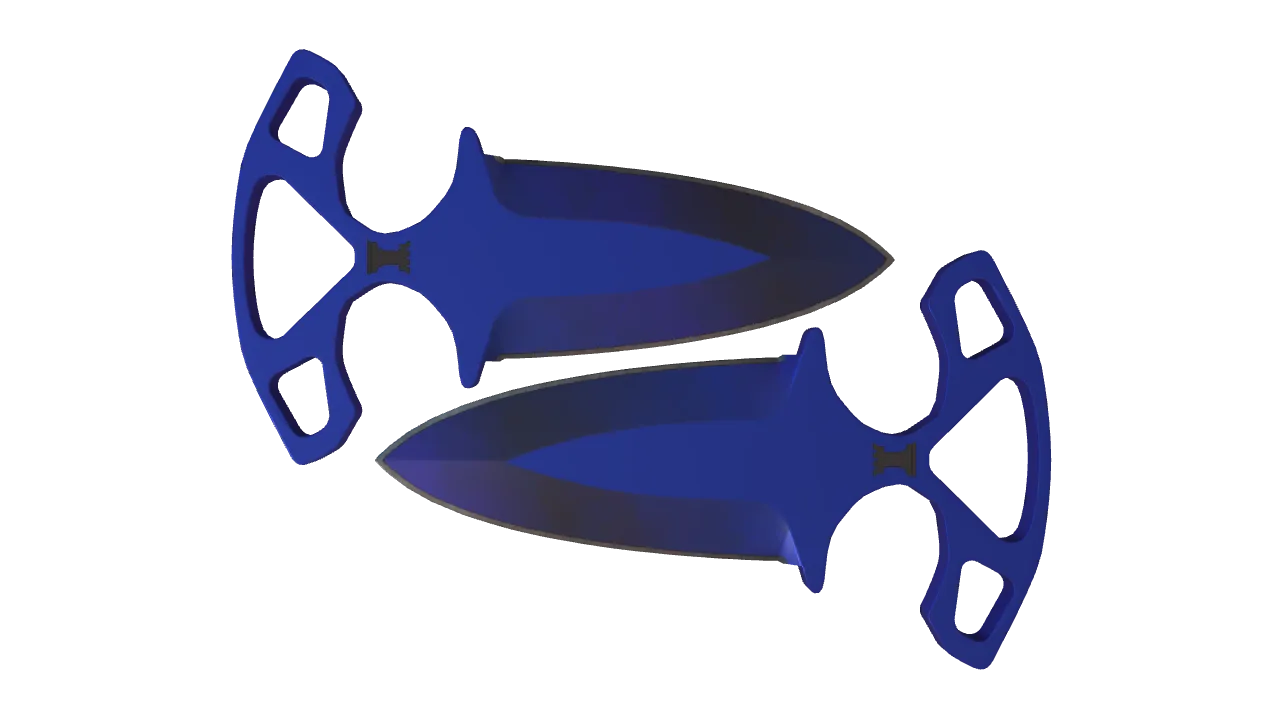 ★ Shadow Daggers | Doppler (Phase 4) (Factory New) — Dust II light, front