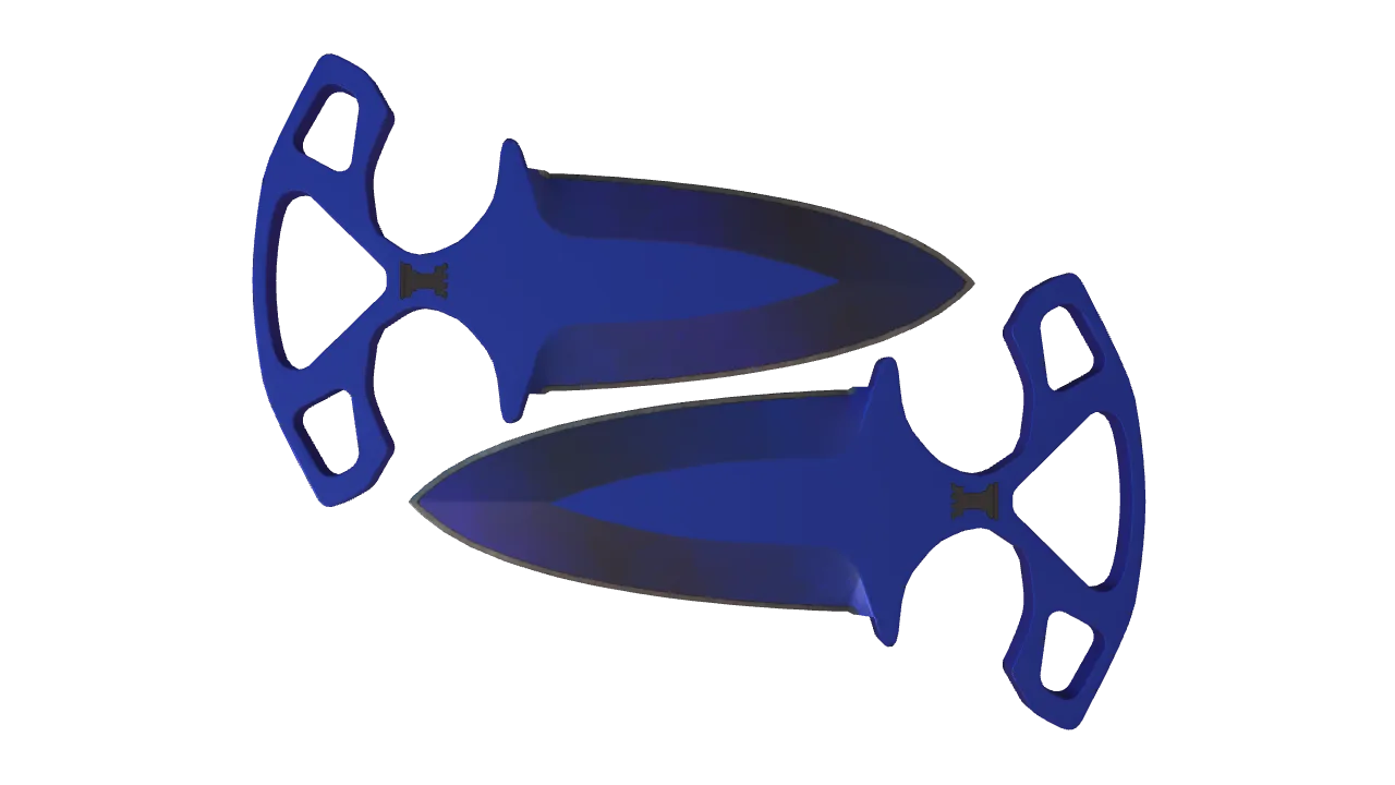 ★ Shadow Daggers | Doppler (Phase 4) (Minimal Wear) — Dust II light, front