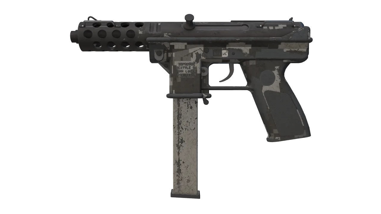 Souvenir Tec-9 | Urban DDPAT (Battle-Scarred) — Dust II light, front