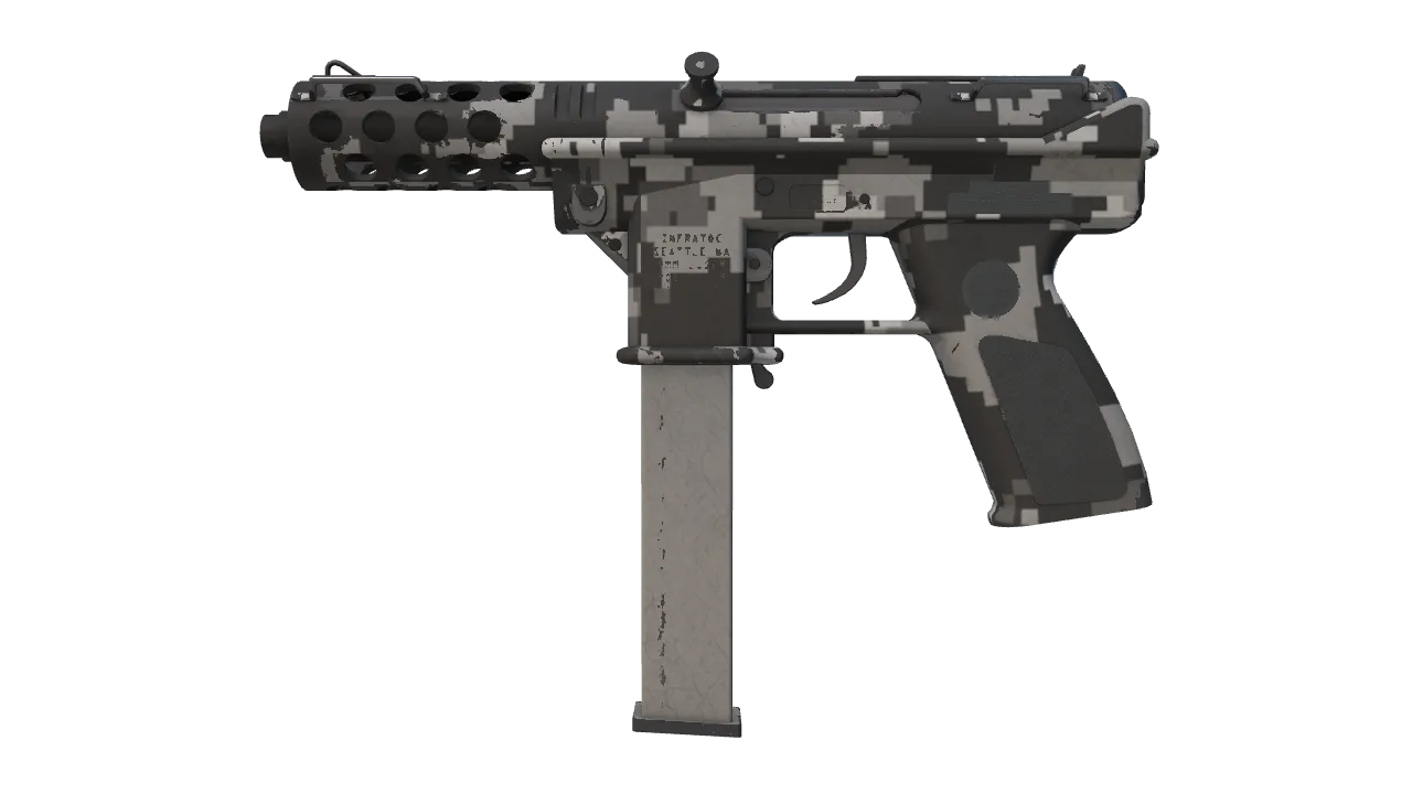 Souvenir Tec-9 | Urban DDPAT (Field-Tested) — Dust II light, front