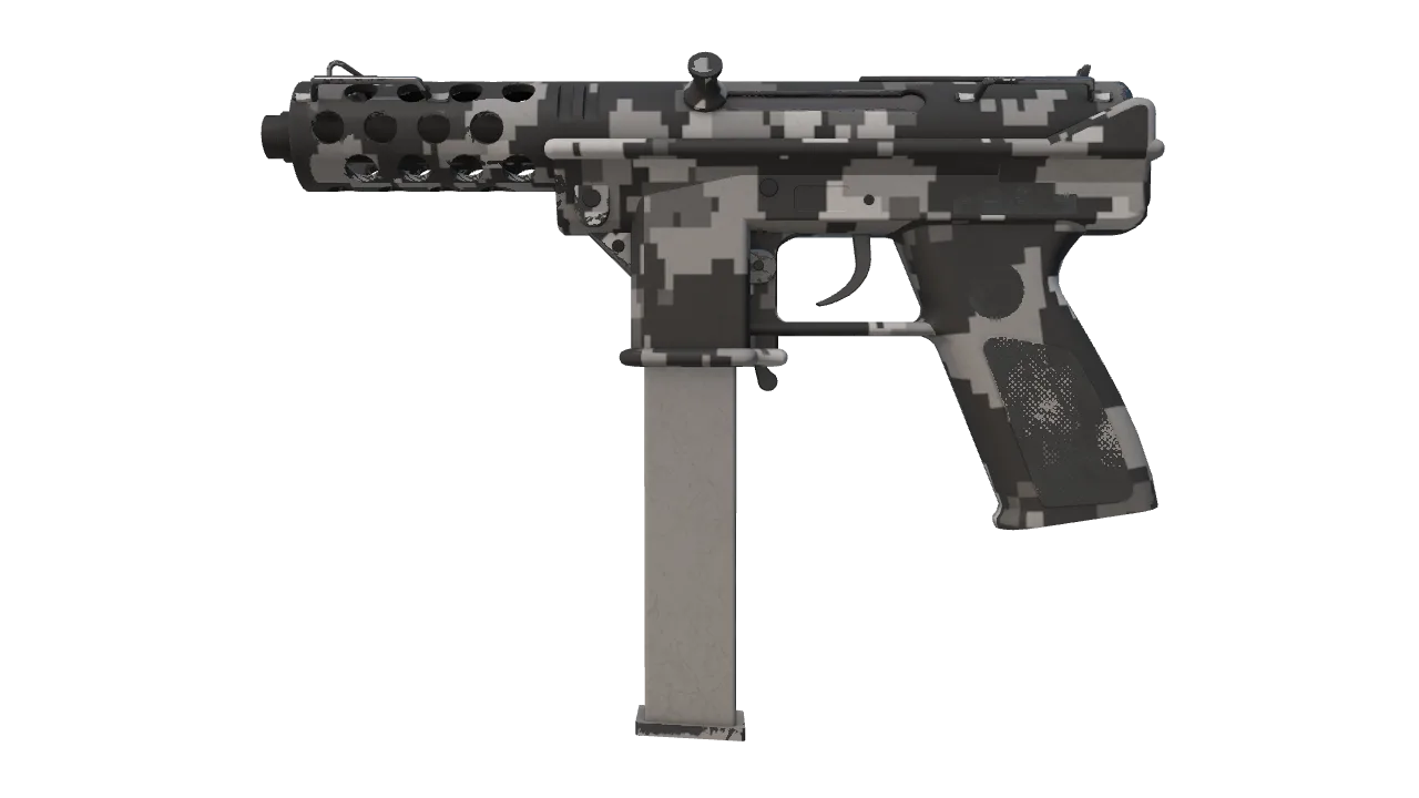 Souvenir Tec-9 | Urban DDPAT (Minimal Wear) — Dust II light, front