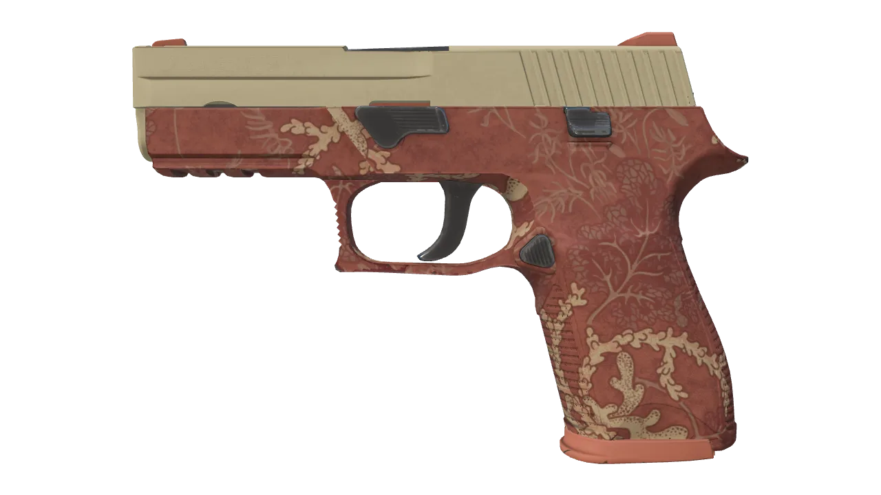 P250 | Red Tide (Factory New) — Dust II light, front