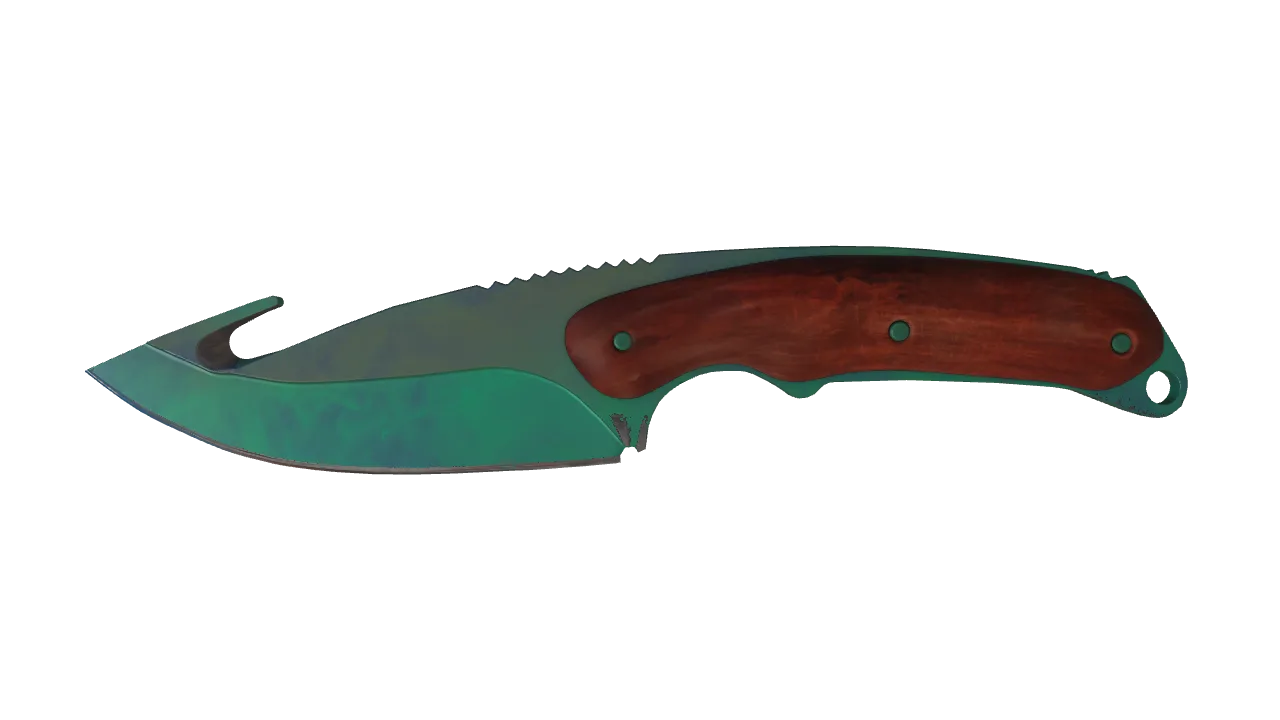 StatTrak™ ★ Gut Knife | Gamma Doppler (Phase 2) (Factory New) — Dust II light, front