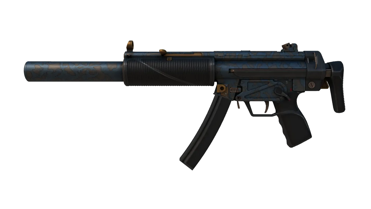 MP5-SD | Acid Wash (Factory New) — Dust II light, front
