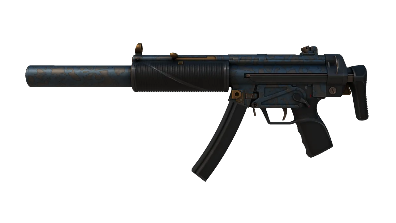MP5-SD | Acid Wash (Minimal Wear) — Dust II light, front