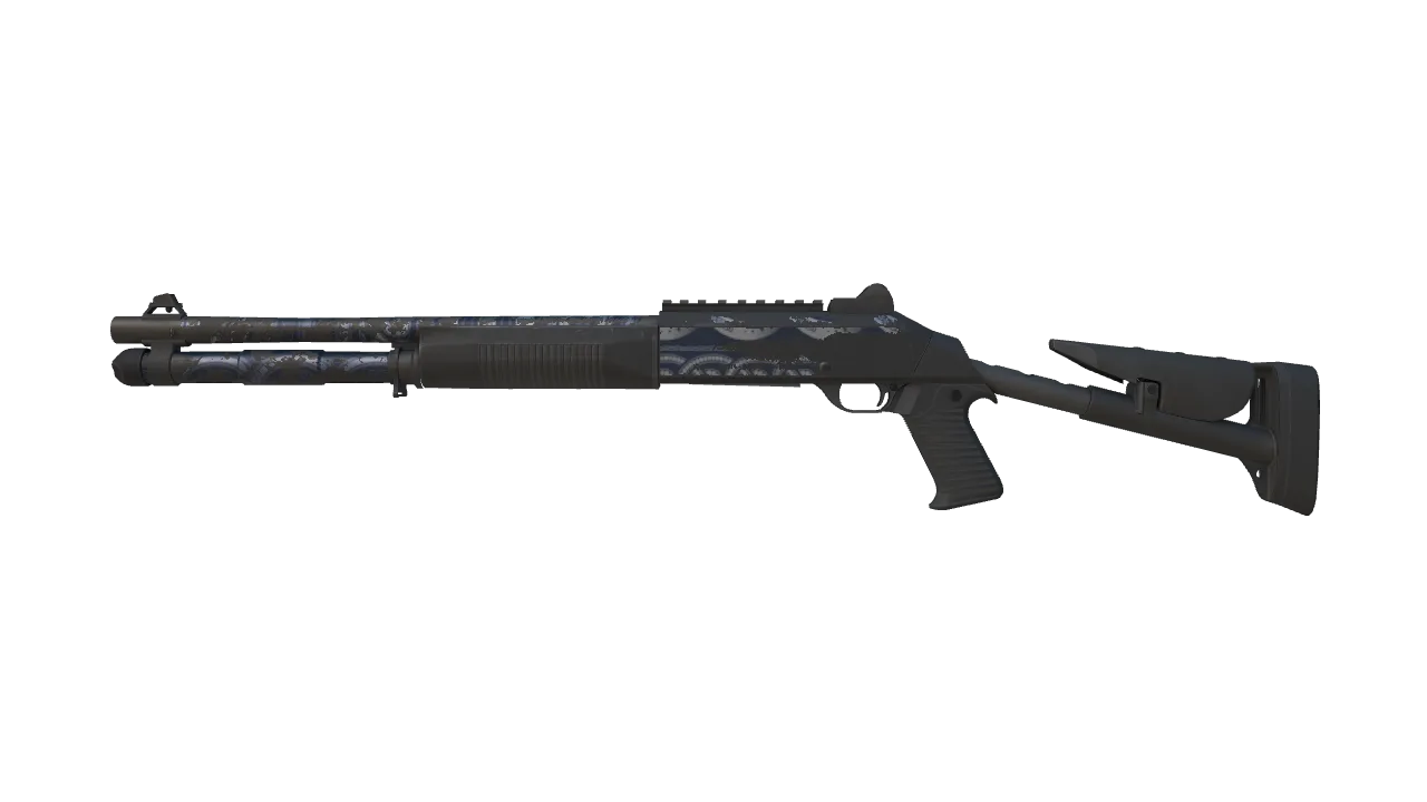XM1014 | Frost Borre (Battle-Scarred) — Dust II light, front
