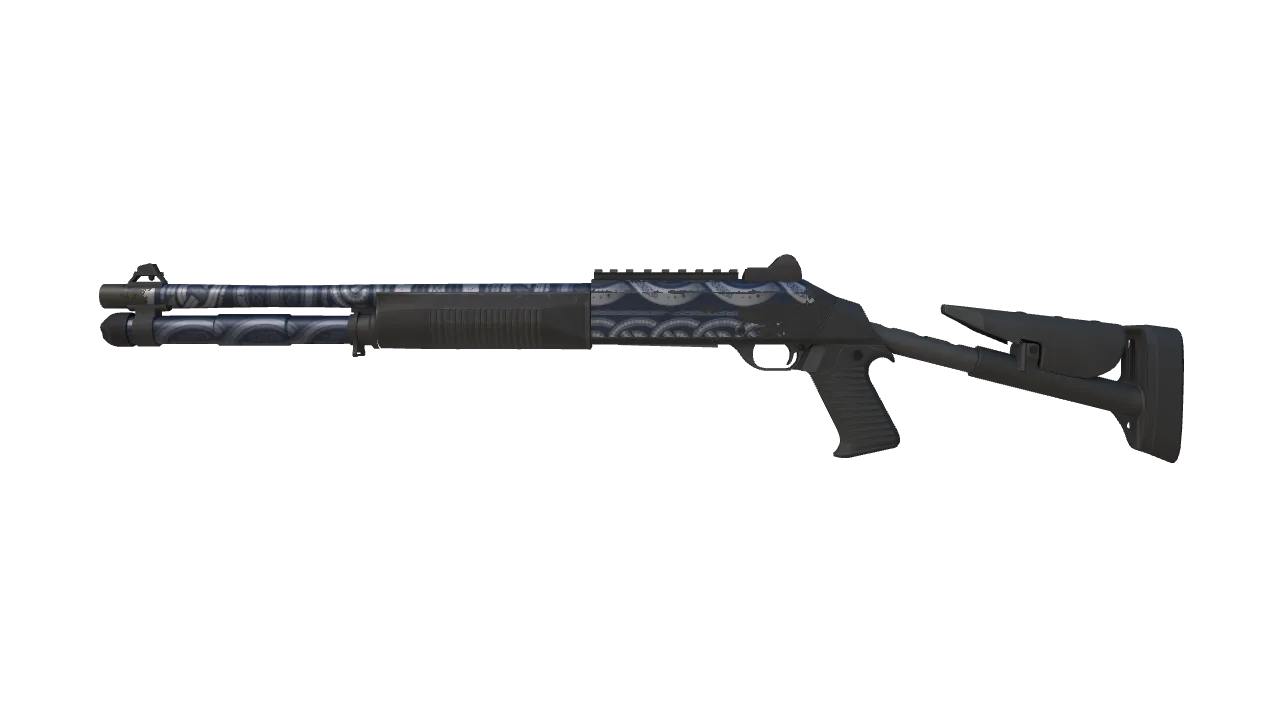 XM1014 | Frost Borre (Field-Tested) — Dust II light, front