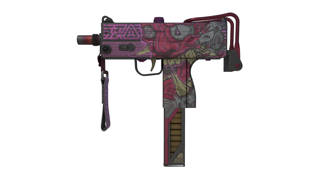 MAC-10 | Saibā Oni (Factory New) — Dust II light, front