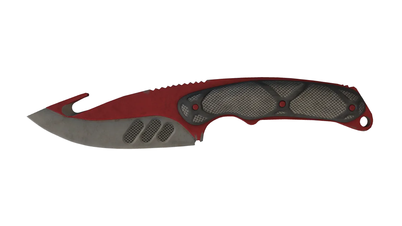 ★ Gut Knife | Autotronic (Battle-Scarred) — Dust II light, front