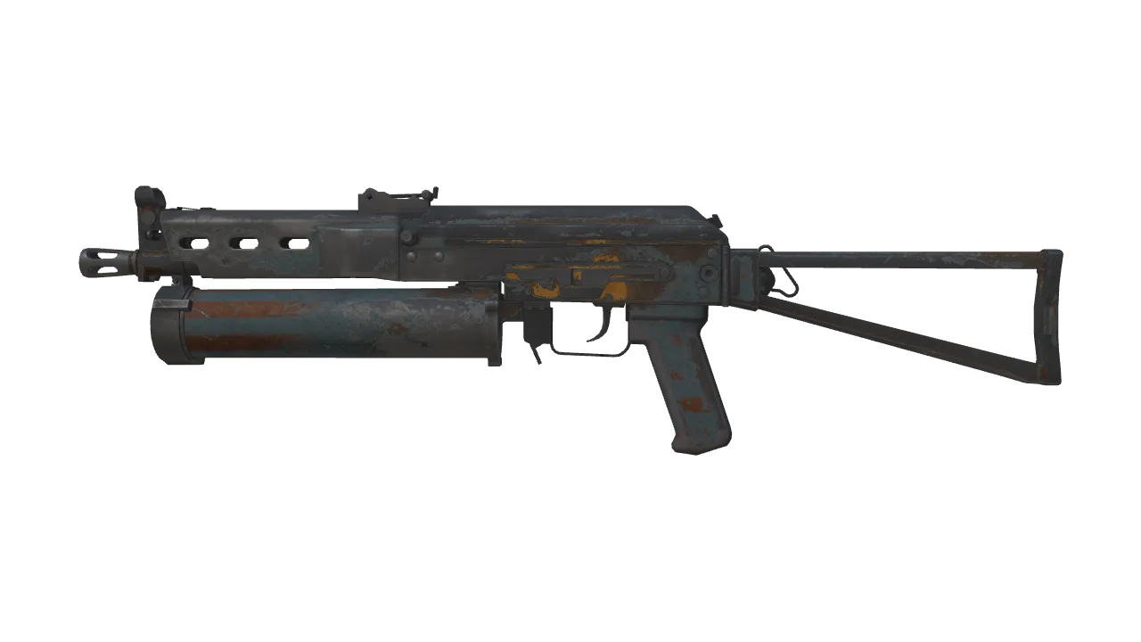 PP-Bizon | Irradiated Alert (Battle-Scarred) — Dust II light, front