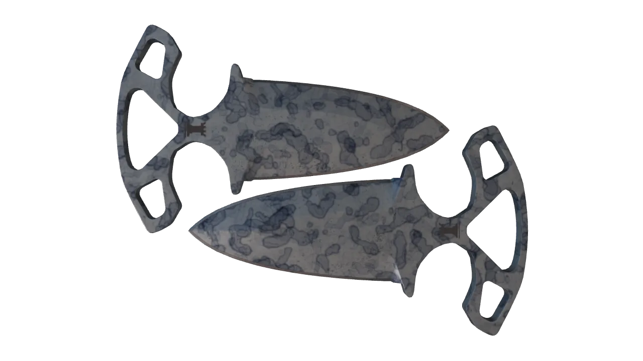 ★ Shadow Daggers | Stained (Factory New) — Dust II light, front