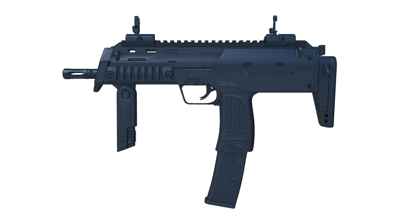 MP7 | Anodized Navy (Factory New) — Dust II light, front