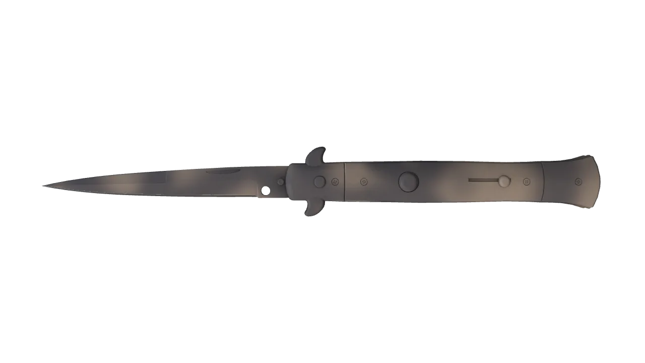 ★ Stiletto Knife | Scorched (Factory New) — Dust II light, front