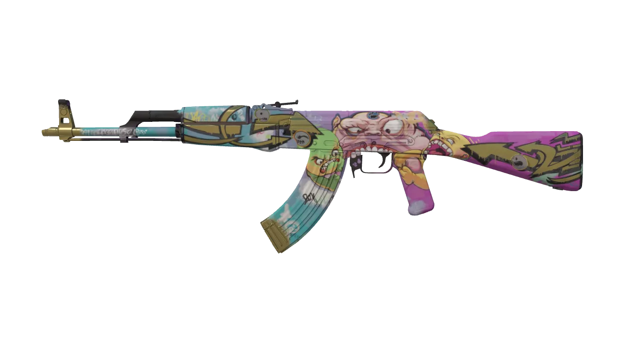 AK-47 | B the Monster (Factory New) — Dust II light, front