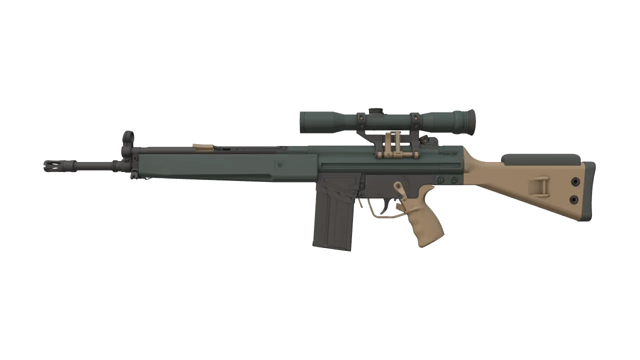 G3SG1 | Contractor (Factory New) — Dust II light, front