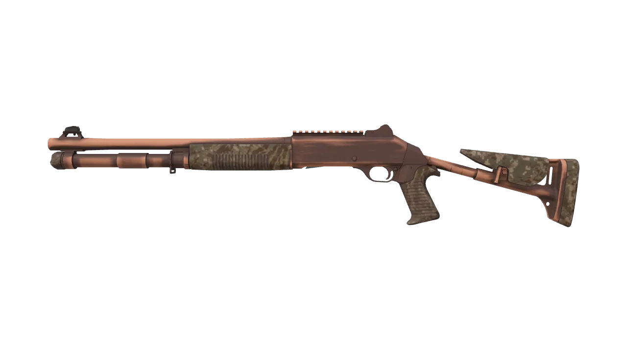XM1014 | Copperflage (Factory New) — Dust II light, front