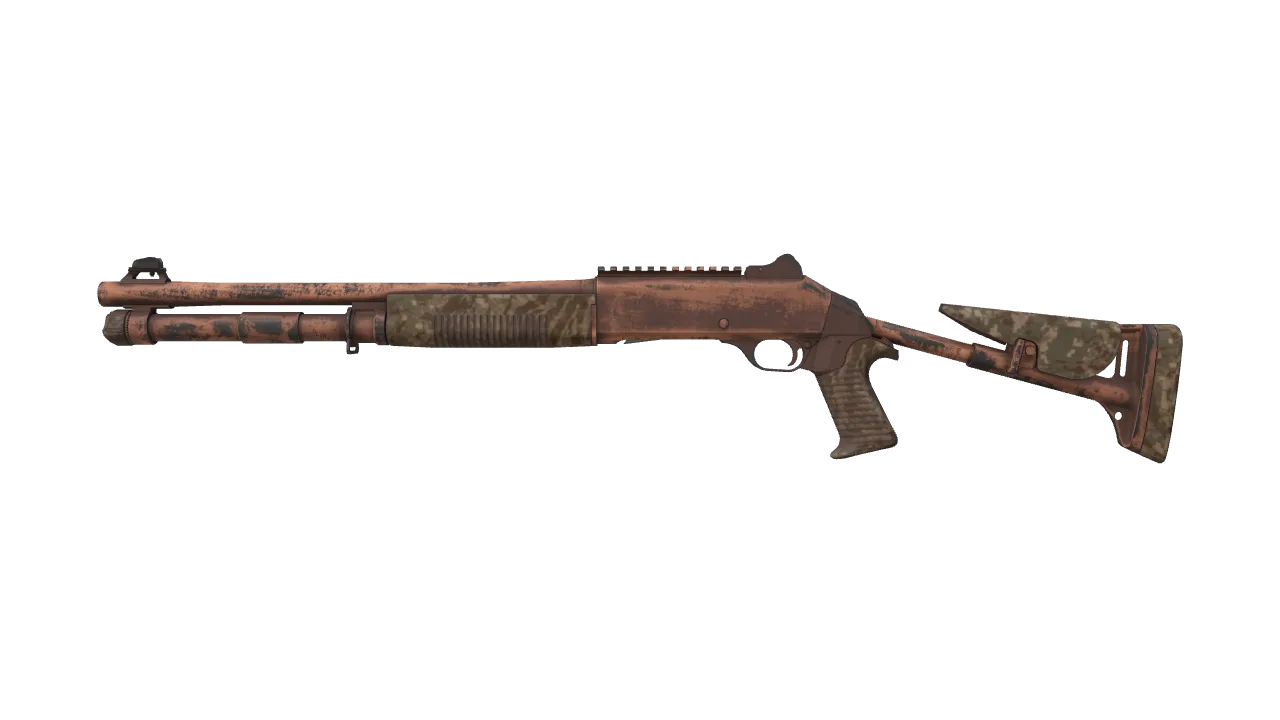 XM1014 | Copperflage (Field-Tested) — Dust II light, front