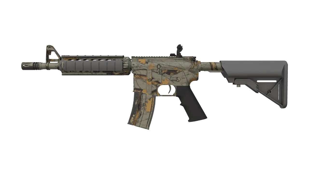M4A4 | Modern Hunter (Factory New) — Dust II light, front