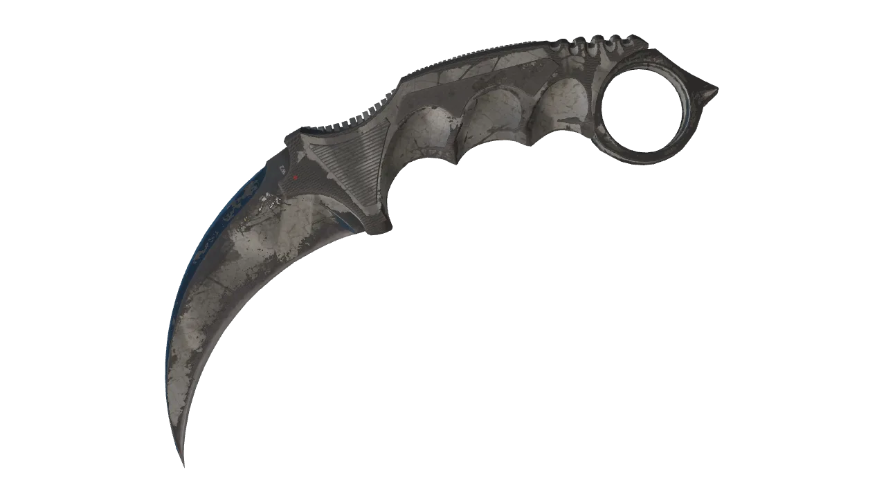 ★ Karambit | Urban Masked (Battle-Scarred) — Dust II light, front