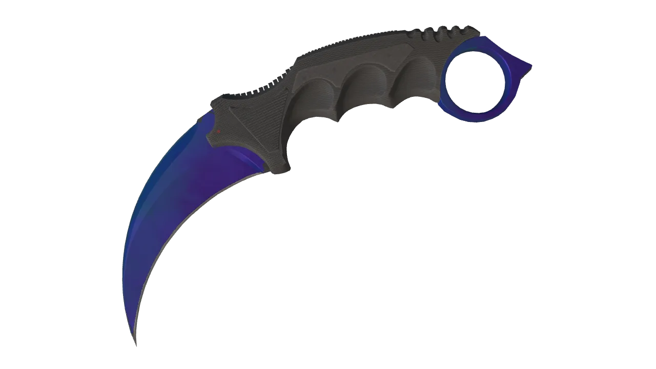 Karambit | Doppler (Sapphire) seed #3, front